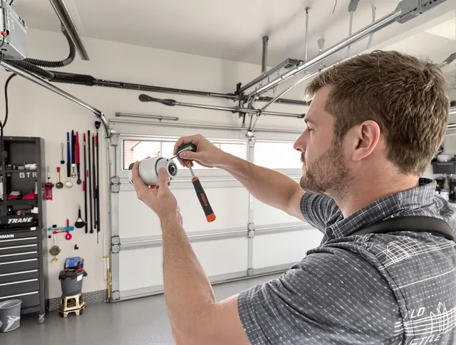 Garage door opener repair service by Wilmington Island Garage Door Repair in Wilmington Island